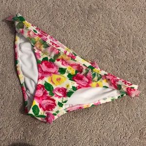 Floral bathing suit bottom